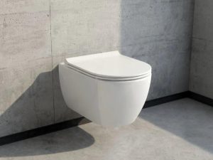 Turkuaz Cerastyle City Rimless Asma Klozet / PP Yavaş Kapanan Kapak