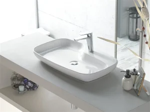 Turkuaz Cerastyle Nova Tezgah Üstü Lavabo 70X43 074400-U